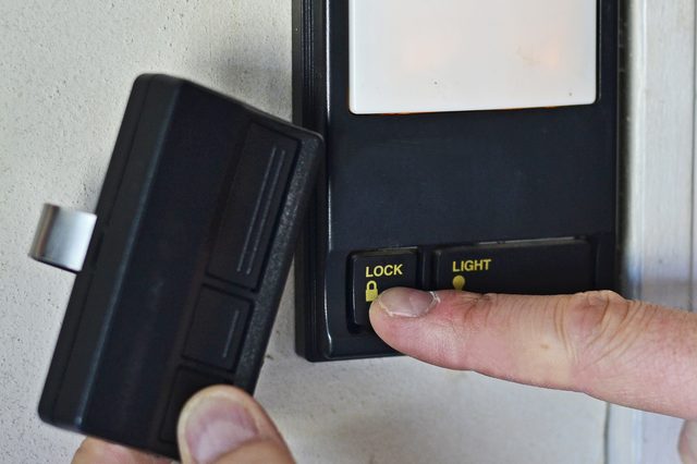 garage-door-opener-button-and-lock